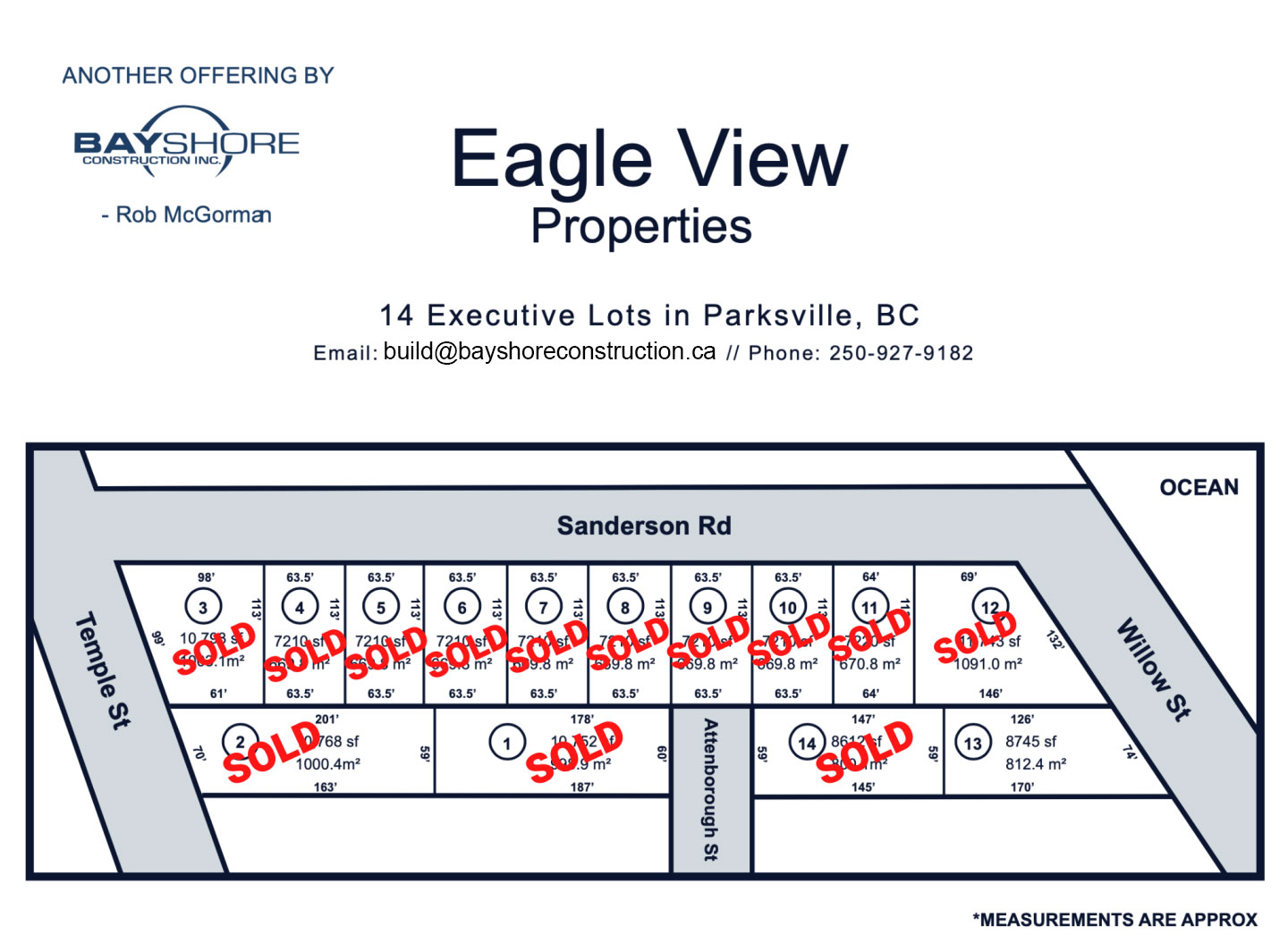 Lot 13 on Willow Bayshore Construction - Eagle View Site Map 1 3 